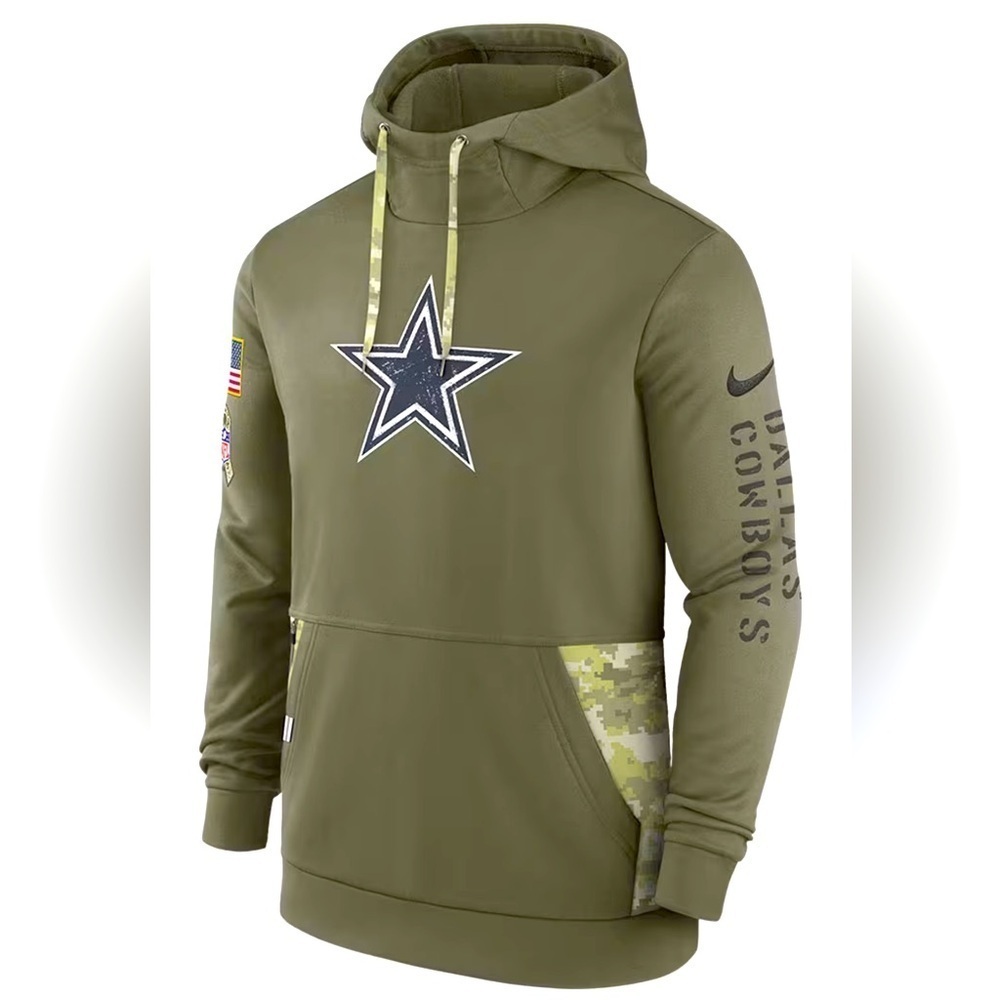 Dallas Cowboys NFL 2022 Salute to Service Therma Performance Men's Hoodie XL